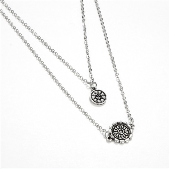 Boho 2 necklace bundle mandala necklaces - Picture 7 of 8